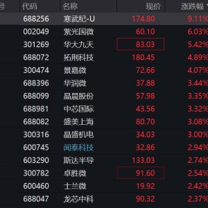 M4芯片空降史上最强iPad！消费电子ETF、芯片ETF纷纷走高，寒武纪大涨9% ...