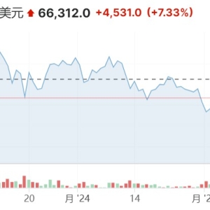 4月通胀降温引爆市场狂欢！比特币单日涨超7% 重回6.6万美元