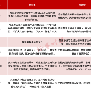 特朗普哈里斯谁主白宫？美国大选投票正式开始！政策主张全梳理！“全球金融市场进入动 ...