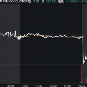 半导体突发！汽车半导体巨头恩智浦业绩“爆雷”，营收同比下降5.4%！公司股价盘后交易 ...