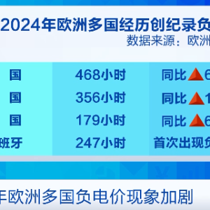 德国电力市场价格跌至0以下？什么情况