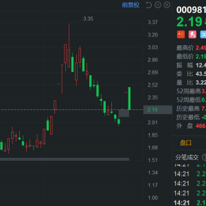 山子高科逼近跌停，此前走出2连板！收行政监管措施决定书