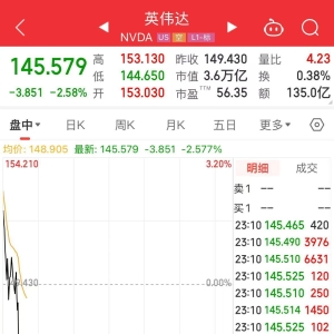 英伟达，创新高后闪崩！什么情况？