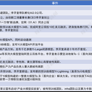 “只有大厂能够烧超大模型” 李开复忍痛割爱、零一万物转型自救 2025年大模型“生死战 ...