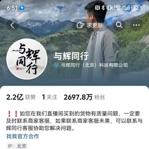 董字辉“单飞”一年，与辉同行直播超600场，带货总销售额超93亿元 ...