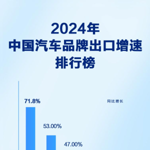 同比增长71.8%，比亚迪2024年汽车出口增速位列中国汽车品牌第一 ...