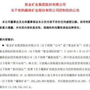 4200亿市值巨头突然公告：拟137.29亿元收购这家公司24.82%股权！ ...