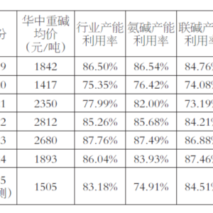 2025年纯碱行业十大展望
