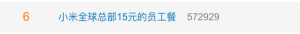 小米15元员工餐刷屏！高管：还有减肥餐和海底捞；网友：这也太丰富了 ...