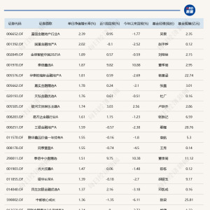 多只银行、地产主题基金今日领涨，但大多年内还未扭亏