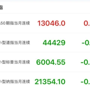 美股盘前三大期指齐跌，Palantir涨24%，热门中概股大涨，谷歌接近持平 ...
