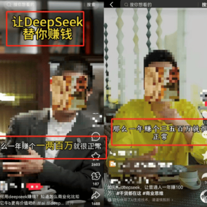 靠DeepSeek赚钱的“卖铲人”，浮夸至极！数以百计博主打出了相同的口号：学会DeepSeek ...