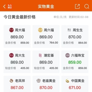 金价疯涨，逼近870元每克！这家大行宣布下调，利率接近0
