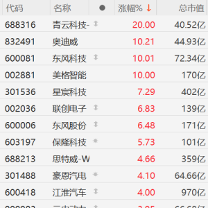 天神之眼高阶智驾！A股自动驾驶概念股集体走强，比亚迪涨2%，青云科技20CM涨停，奥迪 ...