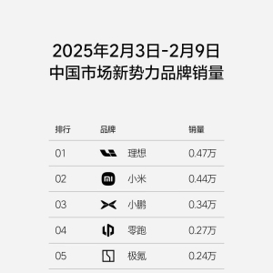 最新周销量榜出炉！小米升至第二，问界跌至第八，小鹏高管再次质疑 ...