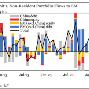 加码中国资产！IIF：1月逾百亿美元外资净流入中国股票和债券 ...
