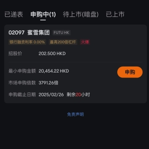 蜜雪集团港股IPO创冻资纪录，融资申购额破万亿成港股史上最热新股！下沉市场神话能否 ...