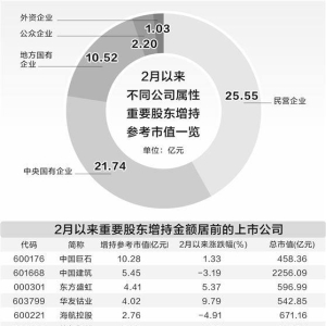 重要股东积极增持     月内累计增持超60亿元