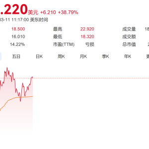 深夜突发！这家上海巨头，股价大涨超40%！