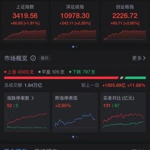 集体爆发，涨涨涨！A50，直线拉升！这几个板块彻底爆了，有个股上涨近40%！ ...