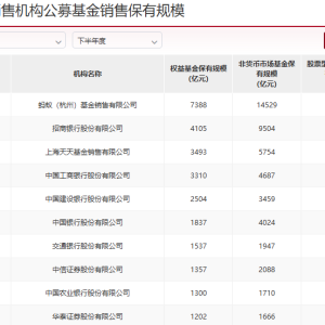 股票型指数基金成银行代销“新宠”，招行、工行保有规模去年下半年激增超百亿元 ...