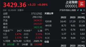 比亚迪“助力”高压快充，沪指半日微涨0.09%