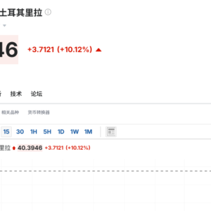 突发！土耳其遭遇股汇双杀，汇率直线下跌10%，股市盘中也跌近7%！发生了什么 ...