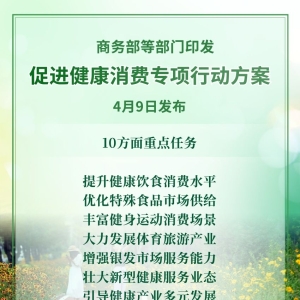 促进健康消费！这份方案明确10方面重点任务