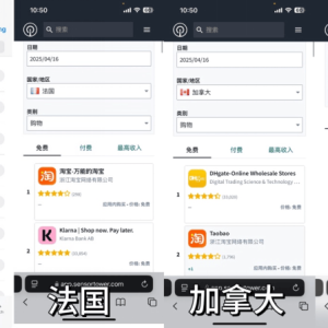 关税风波，让大量海外网友涌进淘宝！淘宝冲上美国App下载榜第二，法国第一，网友：发 ...