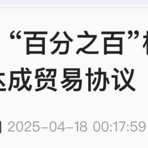 事关关税 特朗普发声：“百分之百”相信与欧盟达成协议！美股巨震！ ...