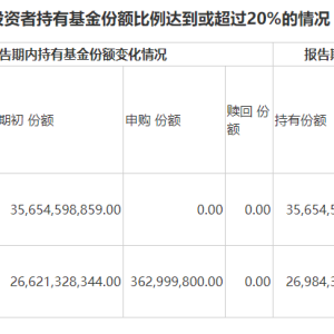 中央汇金的一季度布局，四大沪深300ETF再获增持