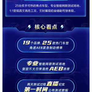 25款热门车型挑战5大“魔鬼场景” 易车AEB测试攻略提前曝光