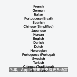 苹果高管：Apple智能将支持更多语言，允许直接访问设备端大语言模型 ...