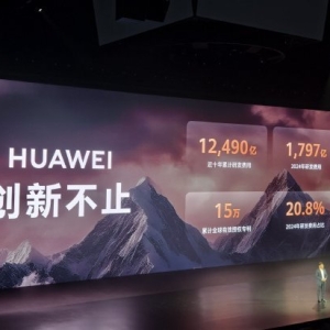 华为余承东：华为近十年研发累计投入12490亿，2024年1797亿，占全年收入20.8%！累计全 ...