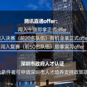 腾讯算法大赛启动 冠军团队独享现金200万元