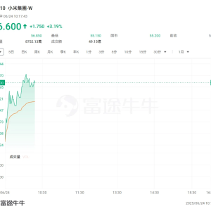 小米集团走强，股价涨超3%！小米YU7将于本周四发布，机构：小米YU7是延续或超越SU7的 ...