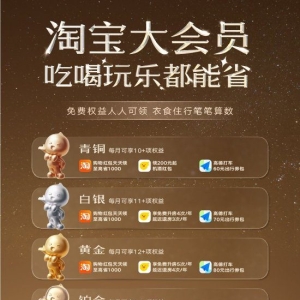 淘宝大会员上线：打通饿了么飞猪，吃喝玩乐、衣食住行全面覆盖 ...