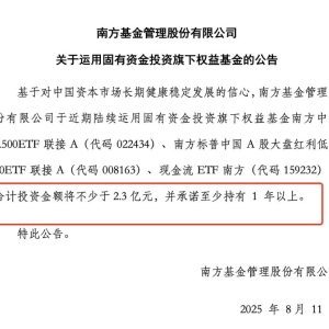 基金自购也成牛市标签 南方基金2.3亿大手笔自购