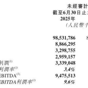 京东物流2025上半年营收985.32亿元，利润达33亿元