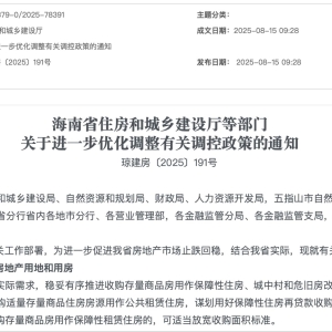 海南发布房地产“组合拳”政策，人才购房再获利好