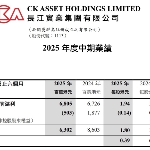 长实集团上半年净利润下滑26% 李泽钜掌舵长和系以来首次缺席业绩发布会 ...