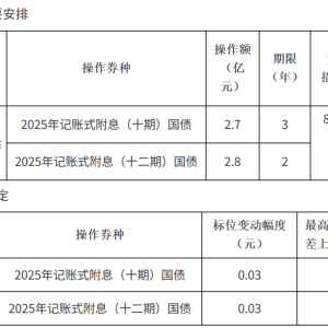 财政部决定开展国债做市支持操作