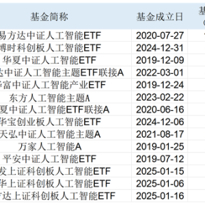 投资者冲进人工智能ETF！基金经理：现在的AI和2021年的新能源类似 ...