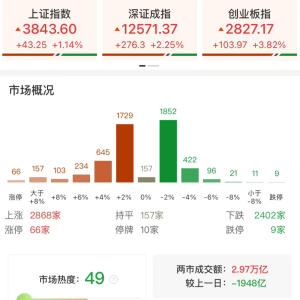寒武纪、中芯国际，创历史新高！A股三大指数收涨，科创50涨超7% ...