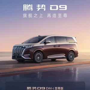 腾势D9新品上市：30.98万元起，全系标配云辇智能车身控制系统 ...