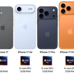 苹果iPhone 17系列配置曝光：内存256GB起跳 后摄升至4800万