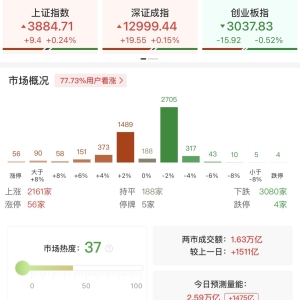 A股午评：沪指涨0.24%续创10年新高，创业板指跌0.52%北证50指数跌1.26%，有色金属、黄 ...