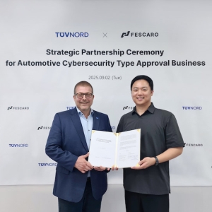 飞斯柯罗，与德国 T?V NORD 总部签署汽车网络安全战略合作… 全球技术可信度再获验证 ...