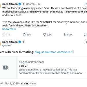 更精准更可控 Sora 2来了！OpenAI：迈入视频领域的“GPT