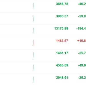 A股三大指数低开高走！创业板指跌幅收窄至1%以内，开盘一度跌超4% ...